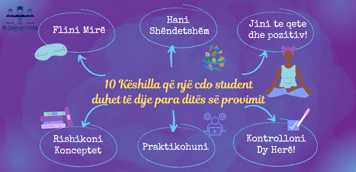 10 keshilla qe cdo student duhet ti dije perpara dites se provimit ! - My Language Center